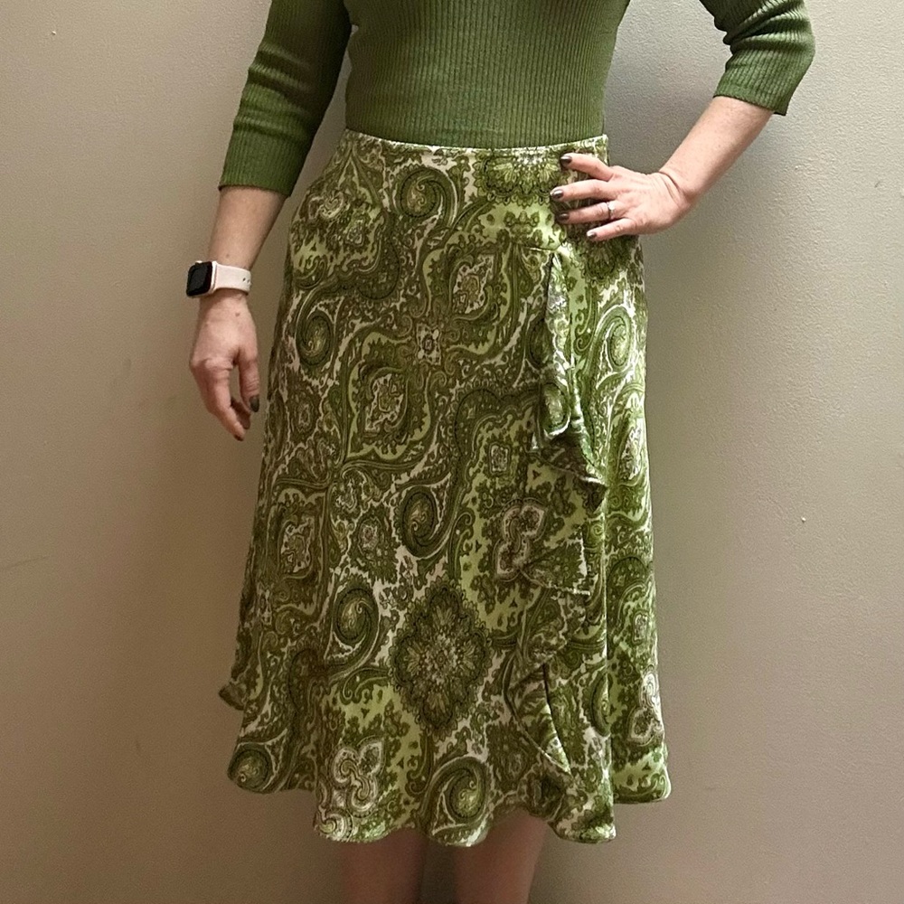 Ann Taylor Silk Blend Skirt Size 4